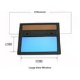 thumbnail image 3 of Lente De Soldadura Con Oscurecimiento Automático Solar, Sensible 92,5x42,5 Mm Lente De Soldadura Solar De Fácil Instalación Buena Protección Ajustable Para Reemplazo, 3 of 7