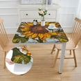 thumbnail image 2 of BANET Rectangle Fall Printed Vintage Floral Patterns Harvest Autumn Table Cloth for Dining Kitchen white, 2 of 7