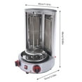 thumbnail image 5 of Loyalheartdy 3000W Commercial Countertop Shawarma Machine Vertical Stainless Steel Kebab Rotating Gyro Grill Machine for BBQ Party, 5 of 12