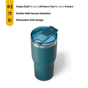 RTIC 30 oz Ceramic Lined Insulated Essential Tumbler, Leak-Resistant Lid, Marine