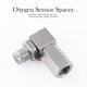 thumbnail image 1 of New Oxygen Sensor Extender 90 Degree 02 Bung Extension Catalytic Converter Universal O2 Oxygen Sensor Spacer, 1 of 1