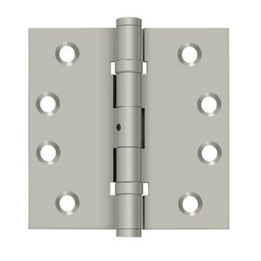 Deltana DSB4NB15 Ball Bearings Solid Brass 4-Inch x 4-Inch Square Hinge