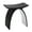 Black & White, variant on Black Matte Arched Solid Surface Resin Bathroom / Shower Stool