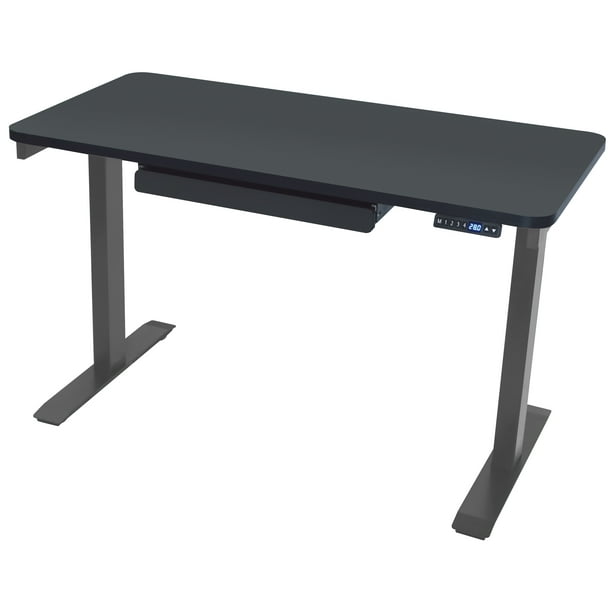 Motionwise Black Electric Height, Power Adjustable Height Desk