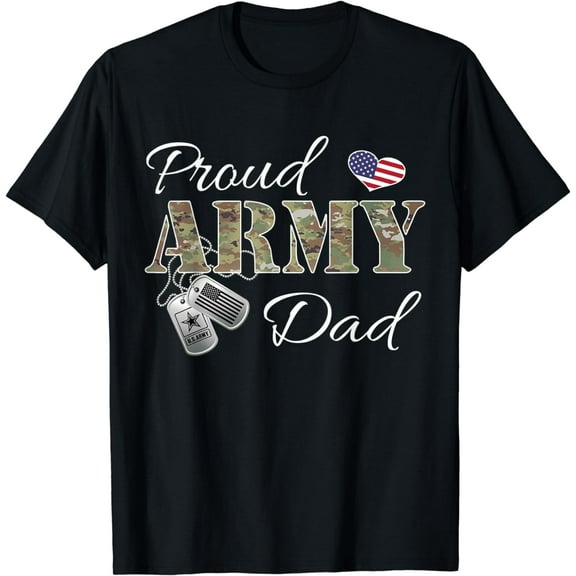 Proud Army Dad Military Pride T-Shirt