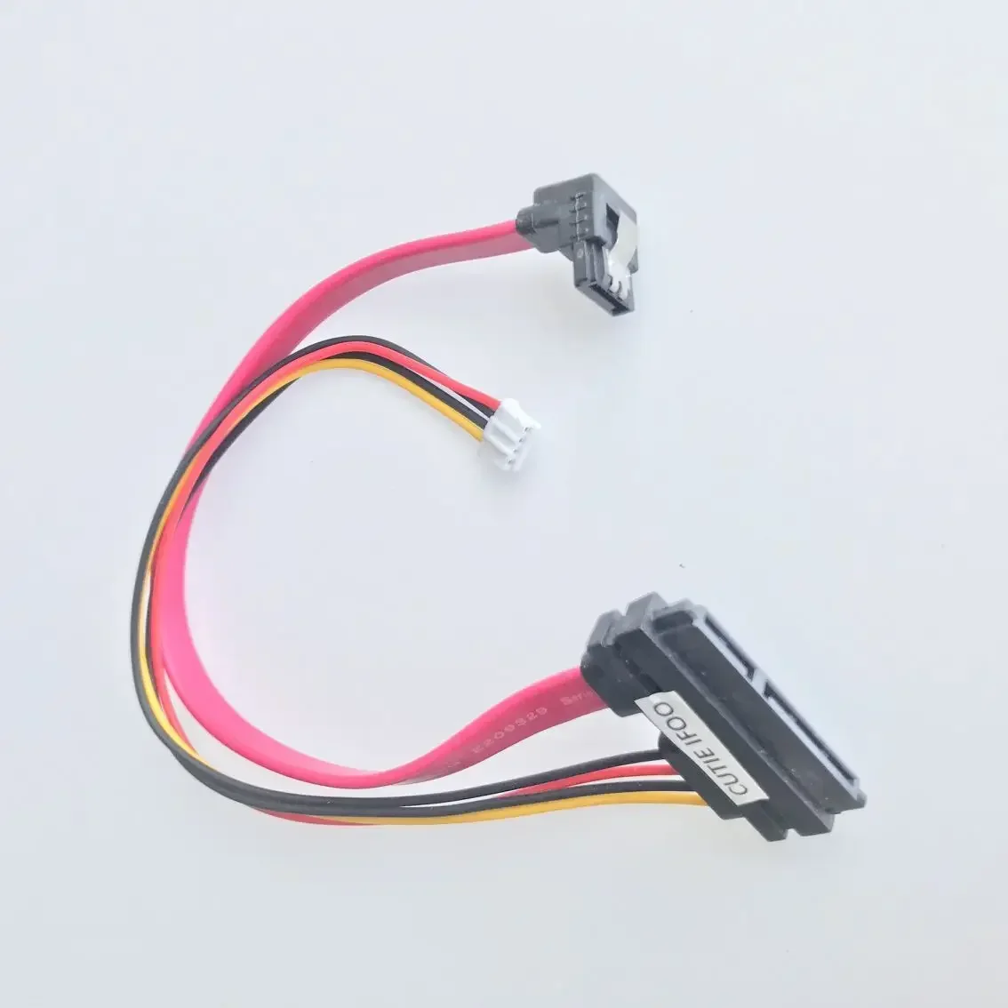 2-in-1 7Pin SATA DATA + 2.0mm 4Pin Power Combo 7+15 Pin  22P SATA Conjoint CD/DVD HD Hard Disk Cable 20cm