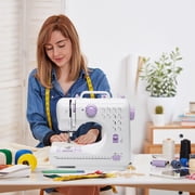 SINGOMON Sewing Machine, 67PCS Sewing Tool Set, Portable Sewings Machine Built-in12 Stitch Patterns, Dual-Speed Control, Home Multi-Function Handheld Mending Machine for Beginners