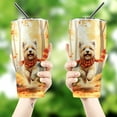 thumbnail image 4 of Welcome Fall Cairn Terrier Strolling Through the Autumn Maple Forest 30oz Stainless Steel Tumbler Insulated Cup with Lid Cairns Dog Lover - 12012, 4 of 5