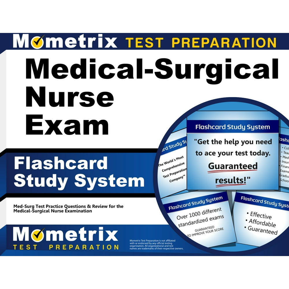 MedicalSurgical Nurse Exam Flashcard Study System MedSurg Test