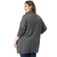 thumbnail image 5 of Cárdigan Suéter Frente Abierto Collar De Chal Agnes Orinda Gris 3XL, 5 of 6