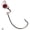 Red, variant on Z-Man Texas Eye Finesse Jigheads