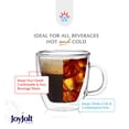 thumbnail image 4 of Tazas de café espresso JoyJolt Savor con aislamiento de doble pared, 160 ml, 2 unidades, 4 of 6
