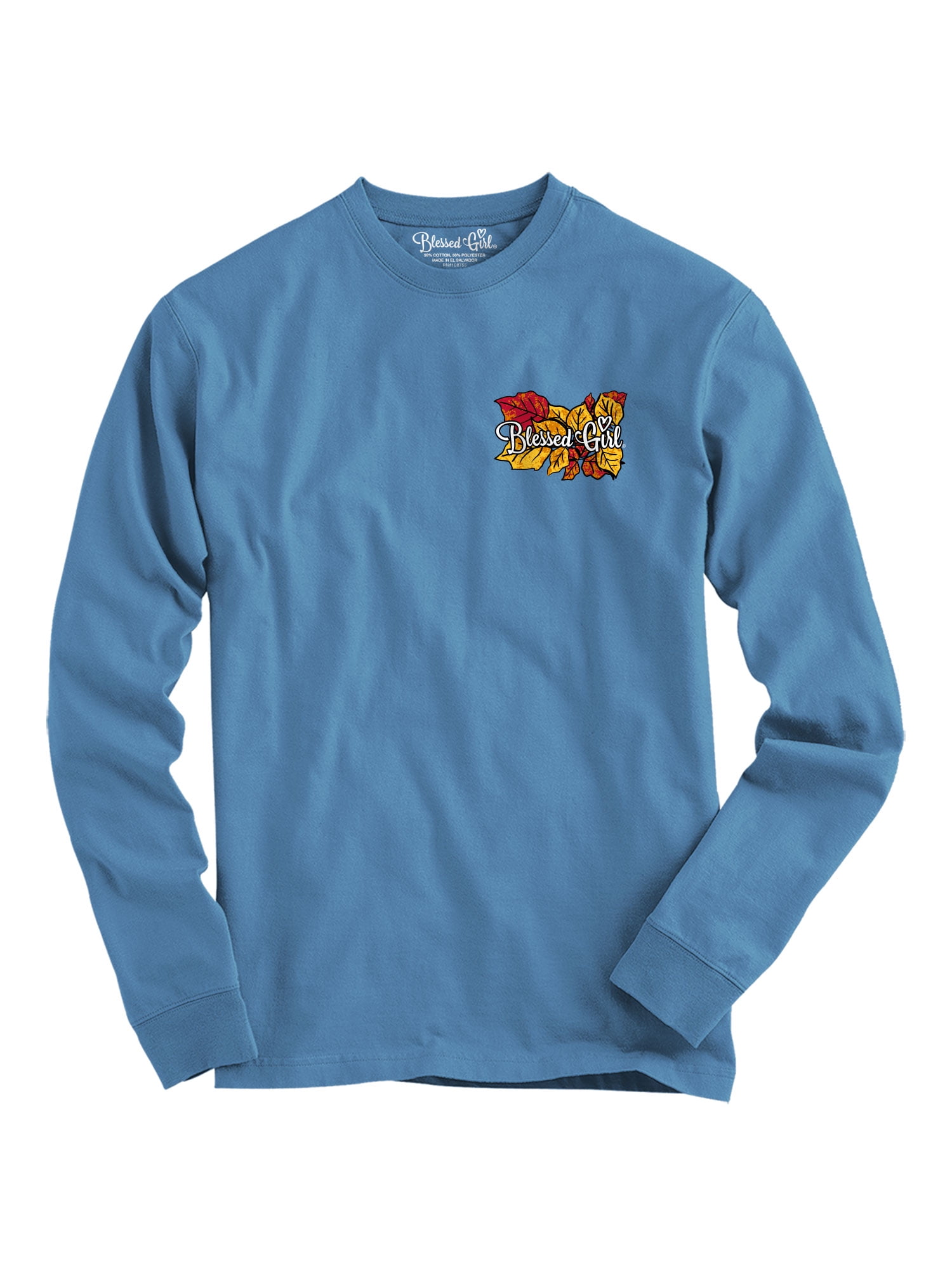 Blessed Girl Womens Long Sleeve T-Shirt Cardinals -Large