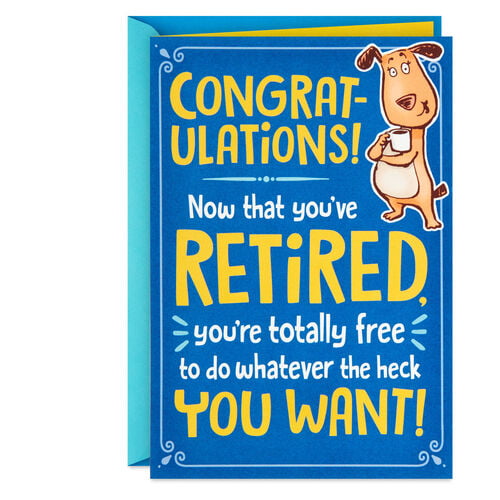 License to Chill Certificate Funny Retirement Card - Walmart.com