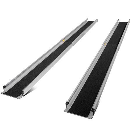 Titan Aluminum Wheelchair Loading Ramp, Portable Scooter Access with Carry Bag
