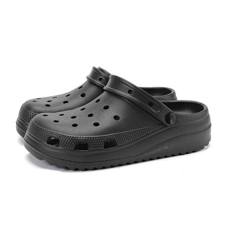 

Women‘s Platform Hollow Out Clogs Solid Color Non-slip Closed Toe Sandals Casual Indoor & Outdoor Slippers