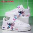 thumbnail image 4 of Zapatillas de deporte de puntada para niños y niñas, zapatos informales de baloncesto, correr, deportes de moda, regalo para niñas de 7 y 18 años, 4 of 4