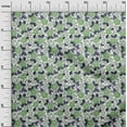 thumbnail image 3 of oneOone Viscose Jersey Green Fabric Florals Sewing Craft Projects Fabric Prints By Yard 60 Inch Wide, 3 of 5