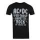 thumbnail image 1 of AC/DC - Camiseta We Salute You de Algodón para Hombre (Negro), 1 of 2