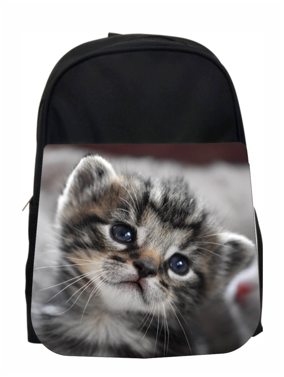 kitten backpack for school