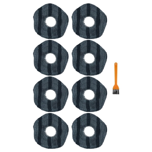 Bgsha Lot de 8 Tampons pour eufy X10 Pro pour Omni X9 Pro Nettoyeurs Robots