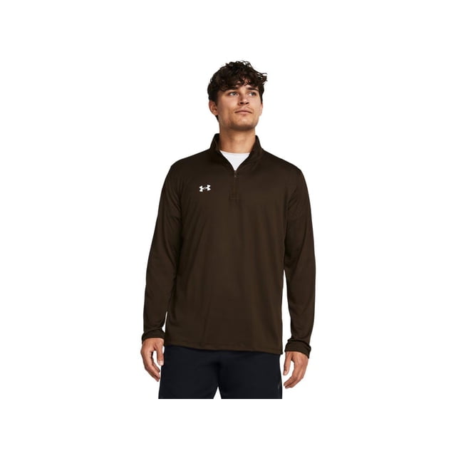 Camiseta de manga larga con cierre de 1/4 y cuello alto Under Armour UA Tech para hombre