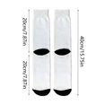 thumbnail image 3 of DIY Custom Socks with Picture, Funny Print Photo Socks Customized Novelty Sock for Personalization, Unique Gift Idea for Men and Women, Soft Crew Socks, 3 of 4