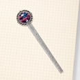 thumbnail image 4 of Starry Flamingos Silver Lace-Edged Bookmark: a Timeless Gift for Readers and Book Lovers, 4 of 5