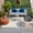 Pink, Gray, Cream, variant on Boho Orange Cream Outdoor Rug for Patio/Deck/Porch, Non-Slip Large Area Rug 5 x 8 Ft, Geometric Middle CentuContemporary Art Indoor Outdoor Rugs Washable Area Rugs, Camping Rug Carpet Runner