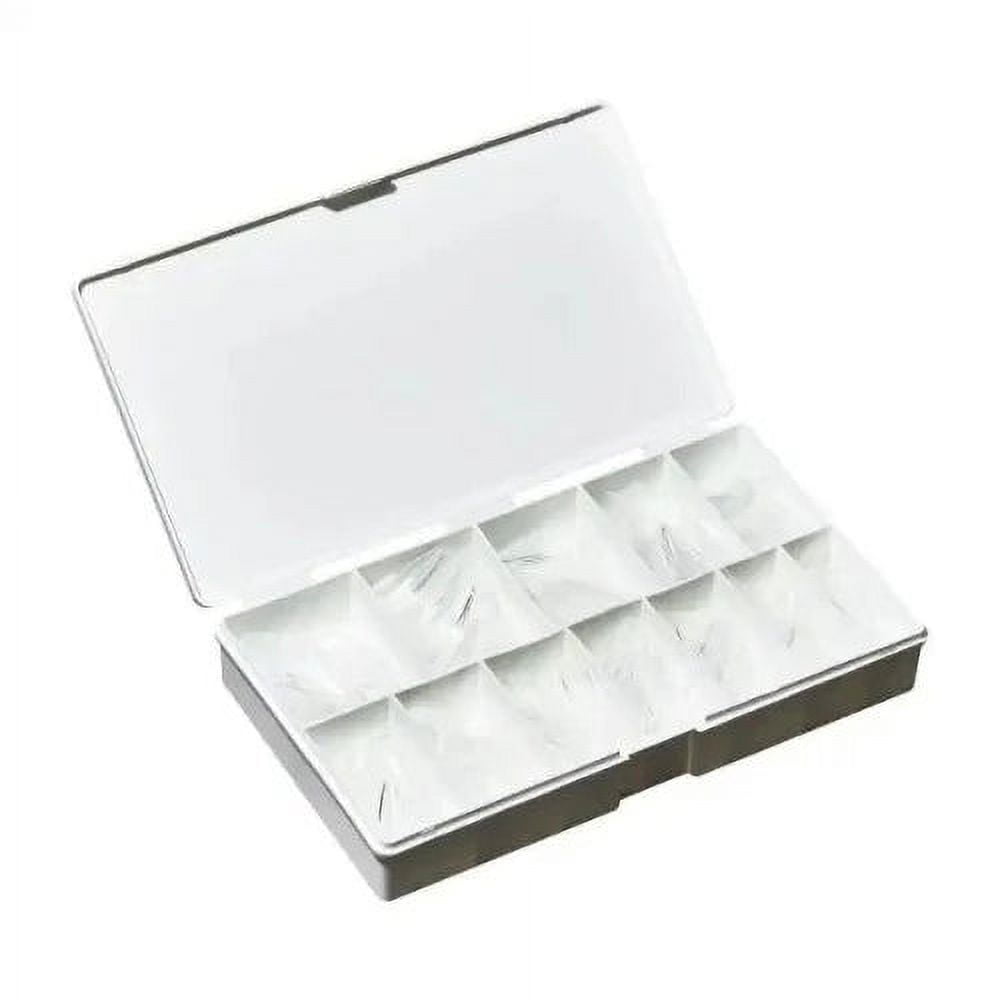 IBD Clear Soft Gel Nail Tips - Medium Stiletto 504 tips/12sizes