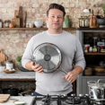 thumbnail image 4 of Jamie Oliver by T-fal Cooks Direct, Stainless Steel Non-Stick Frying Pan 3 Pcs Set (20/24/28cm) (8/9/11 Inches) with Induction, 4 of 6