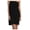 Black, variant on BY LORA Women's Bath Wrap Women's Bath Shower Dress with Adjustable Closure Lightweight Waffle Knee Length Body Wraps for Beach Spa Gym Bath Pool S-XXXL