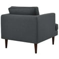 thumbnail image 4 of Modway Agile Upholstered Fabric Armchair in Gray, 4 of 5