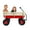Red, variant on CITYLE Folding Wagon Cart for Kids, Outdoor Garden Utility Wagon, All Terrain Cargo Wagon, Heavy-Duty Garden Wagon Cart, Collapsible Lawn Wagon Cart with 10" Air Tires, Removable Sides, Red