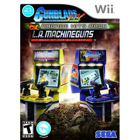 Pre-Owned Gunblade NY: Special Air Assault Force and L.A Machineguns: Rage of the Machines - Arcade Hits Pack - Nintendo Wii