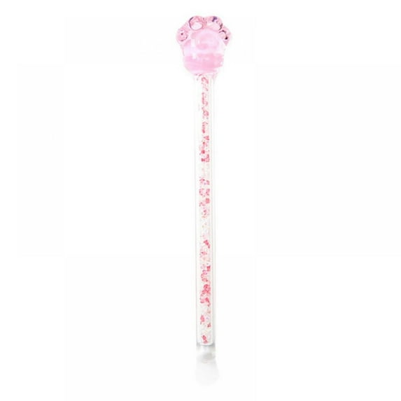 Cocktail Drink Mixer, Glass Stirring Rod, Beverage Stirrers with Cat Paw Shape, Reusable Mixing Stirring Sticks, Round Stir Stick for Coffee Tea (5 / 7Inch)