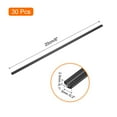 thumbnail image 2 of 30pcs 8 Inch Plastic Welding Rods PP Welding Strips Welder Rods for Car Bumper, Plastic Welder, Black, 2 of 5