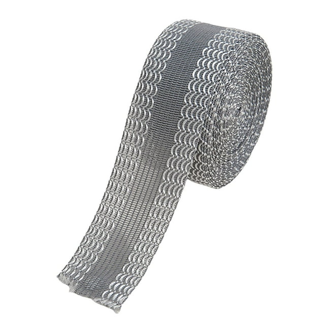 Cinta autoadhesiva termoadhesiva para dobladillo recortado de pantalón de 5,47 yardas para pantalones de vestir Gris