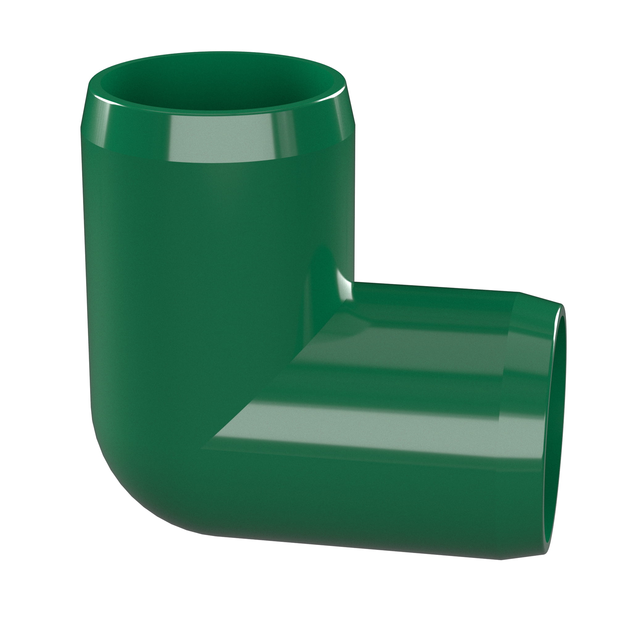 Furniture Grade FORMUFIT F01290E-GR-10 90 Degree Elbow PVC Fitting Pack of 10 1//2 Size Green
