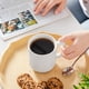 thumbnail image 5 of Juego de tazas de café vancasso de porcelana, 480 ml, cerámica blanca, 6 piezas, 5 of 9