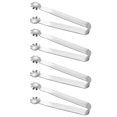 thumbnail image 4 of EeaseCA 4Pcs Stainless Steel Mini Sugar Cube Clips Ice Cube Clips Coffee Tongs (Silver), 4 of 7