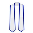 thumbnail image 3 of YWOAGH Graduation Sash 72 Inch Senior Year Ribbon Scarf Casual Solid Color Belt for Commencement Academic Achievement White, 3 of 3