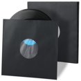 thumbnail image 1 of 10 fundas protectoras para discos de vinilo, fundas antipolvo de papel Kraft negro para discos de vinilo de 10 pulgadas, cubiertas protectoras antiestáticas para discos LP, chaquetas interiores dobles, 1 of 6