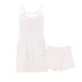 thumbnail image 4 of Girls Summer Solid Pocket Strap Shorts Casual Two Piece Outfit for Toddler Kids Baby Blanket Outfit, 4 of 4