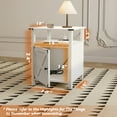 thumbnail image 3 of Behost Nightstand for Bedroom Set of 2, Farmhouse Small Bedside Table for Bedroom Furniture,White, 3 of 9