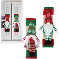 thumbnail image 1 of 2 Pcs Christmas Gnome Design Fridge Door Handle Cover, Christmas Refrigerator Door Handle Cover, 2025 Christmas Refrigerator Door Handle Cover Protector for Kitchen Party Decor (1Set), 1 of 8