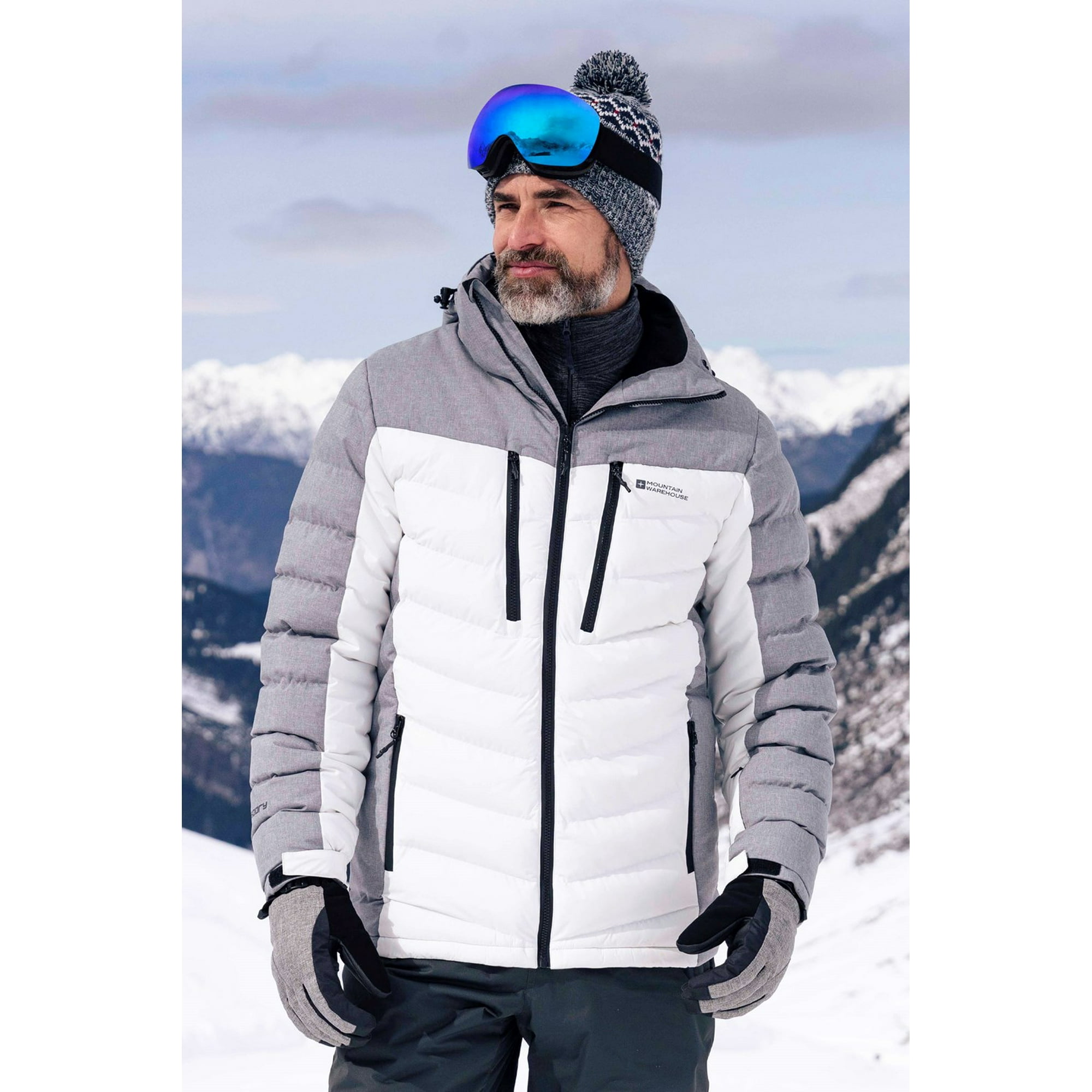Mountain Warehouse Vulcan II Men s Padded Ski Jacket Snow Proof Breathable Coat