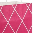 thumbnail image 5 of Hallmark Medium Gift Bag (Hot Pink and White Diamond Plaid), 5 of 7