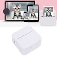 thumbnail image 1 of Portable Thermal Printer, Thermal Inkless Printer 200DPI Wireless  Multifunctional Low Power Consumption Black White Printing  for Faulty Question, 1 of 7