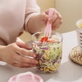thumbnail image 1 of Vrorvz Portable Fruit Cup with Fork Storage Box Leak Proof Plastic Container for Picnic and Salad Carry with You Sealed Large Capacity for Freshness and Easy Carrying, 1 of 6